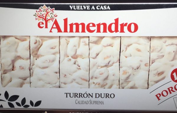 Turrón El Almendro Supr. Porc. Duro 400 gr.