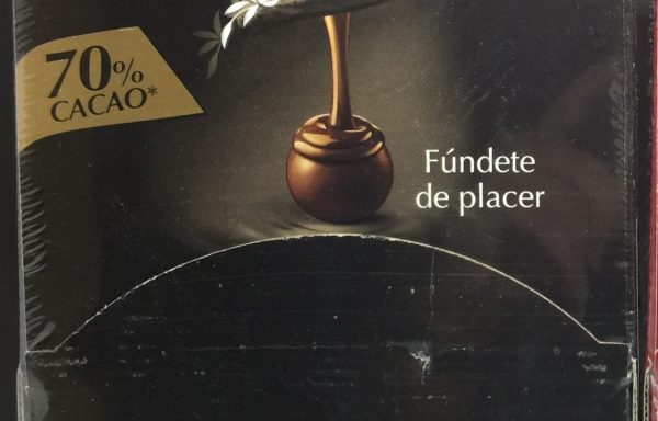 Bombones Lindor Choco-Negro 70% 750 grs.